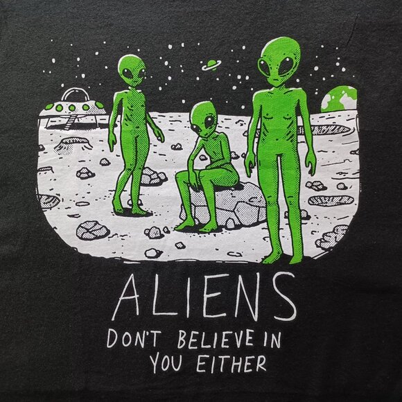 Tultex Graphic Alien T-Shirt - Picture 3 of 15